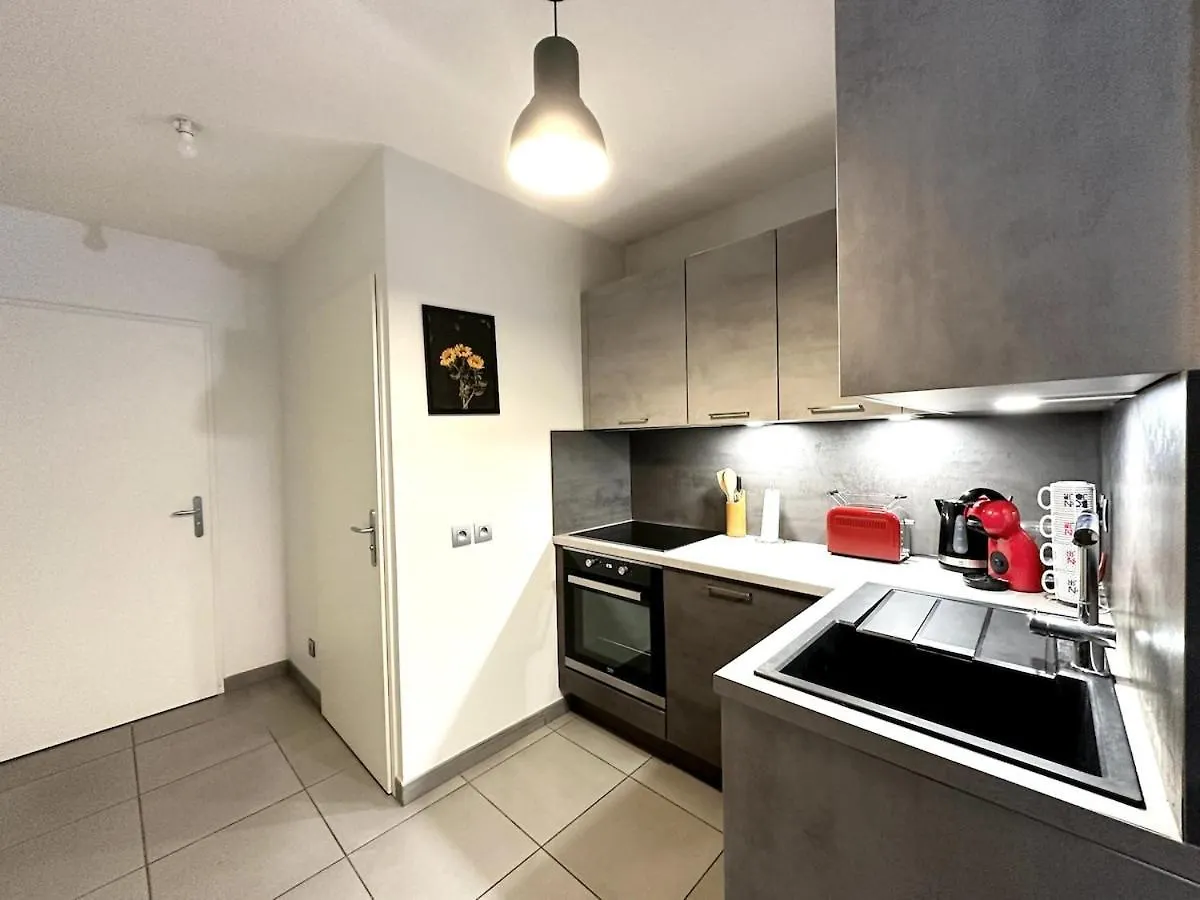 Cocon Urban Terrasse Et Stationnement Gratuit Apartment Villeurbanne