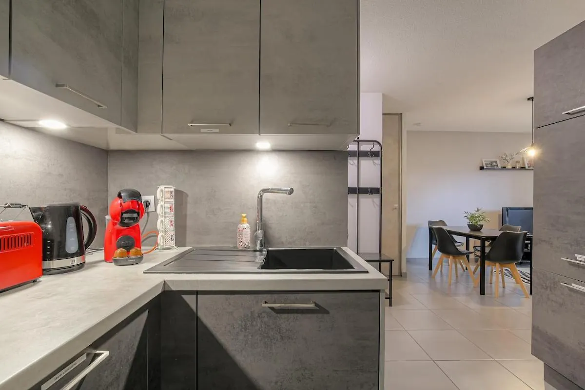 Cocon Urban Terrasse Et Stationnement Gratuit Apartment Villeurbanne 0*,
